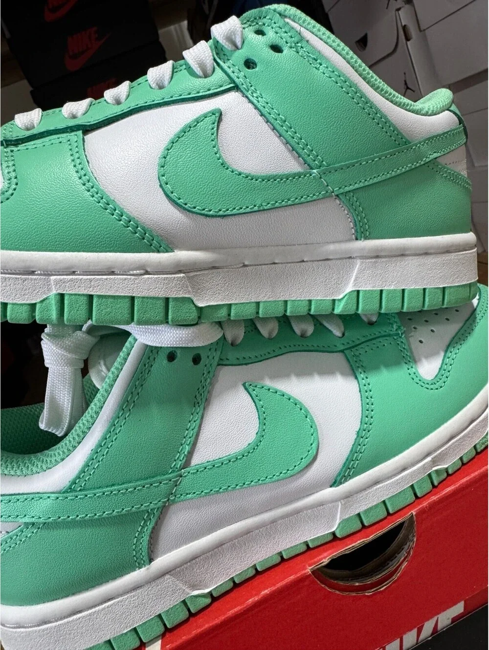 Nike Wmns Dunk Low 'Green Glow' DD1503-105 BRAND NEW SIZE 6.5W